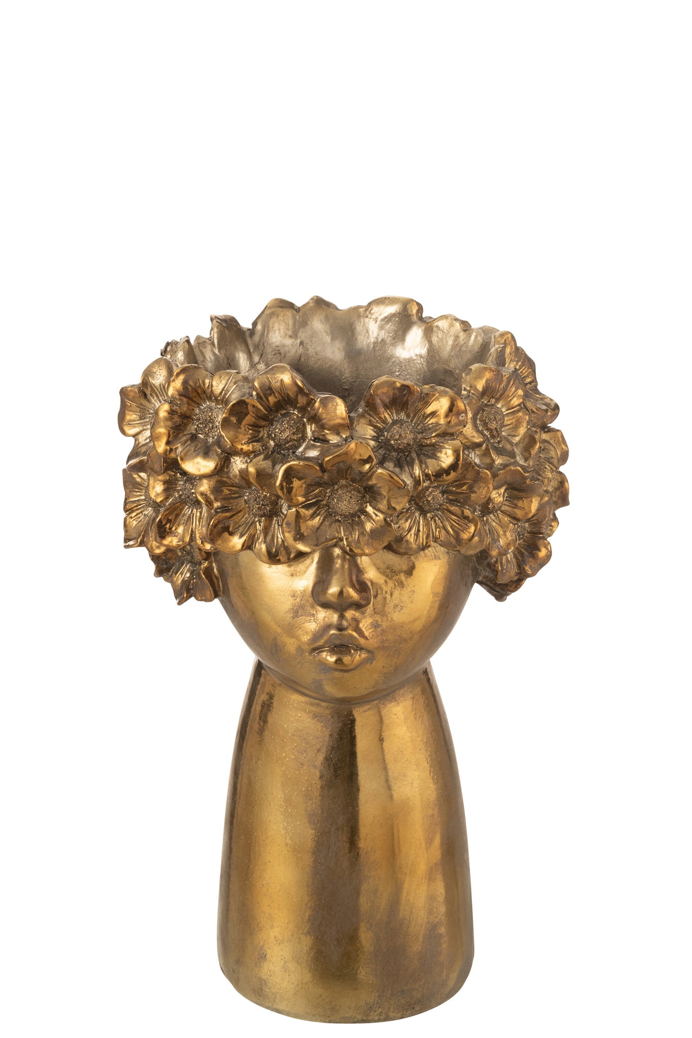 Flowerpot Nebu Poly Gold Large