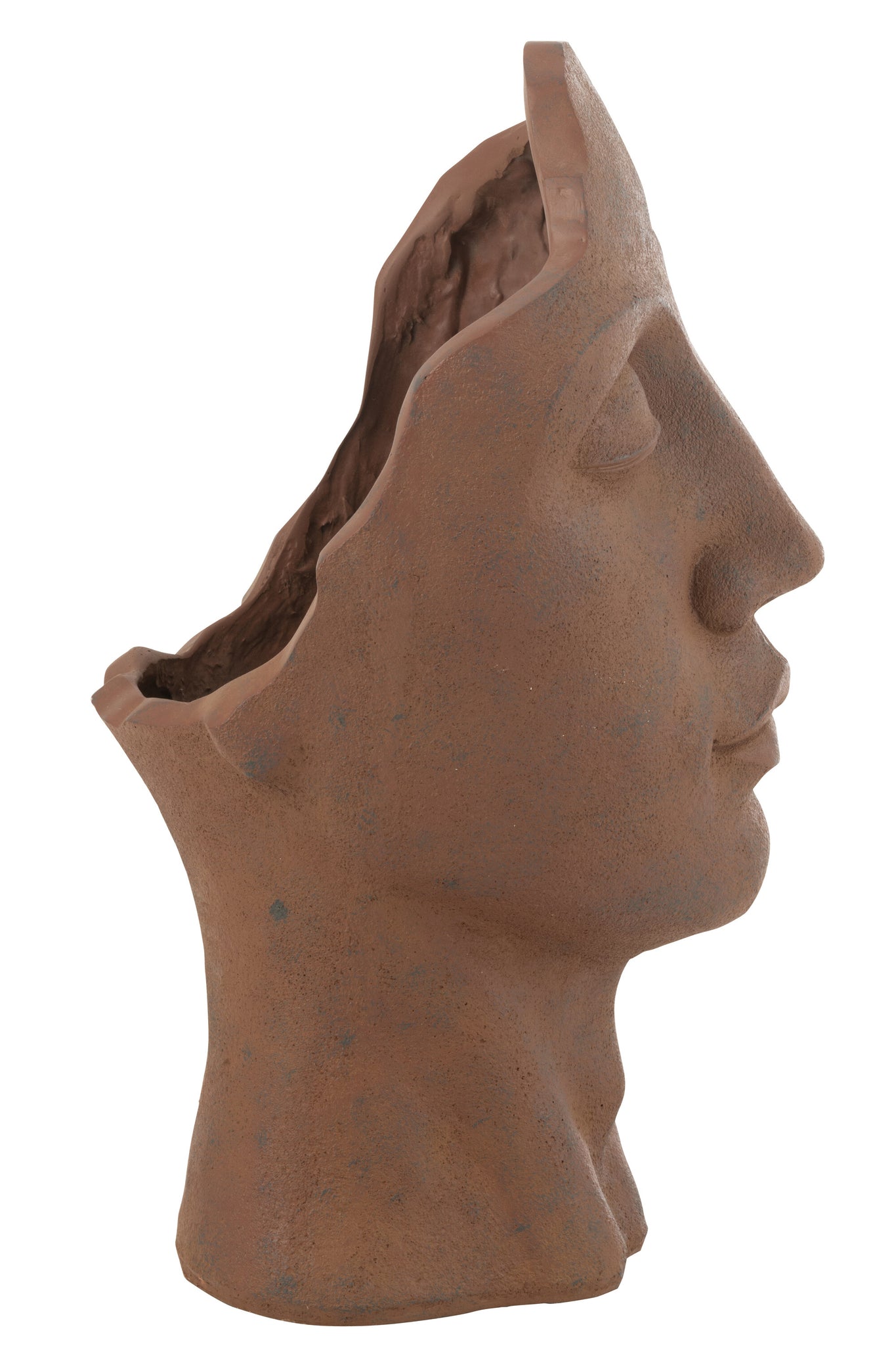 Flower Pot David Clay Rust Large