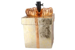 Kerstboomstandaard met cadeaus goud 42 cm