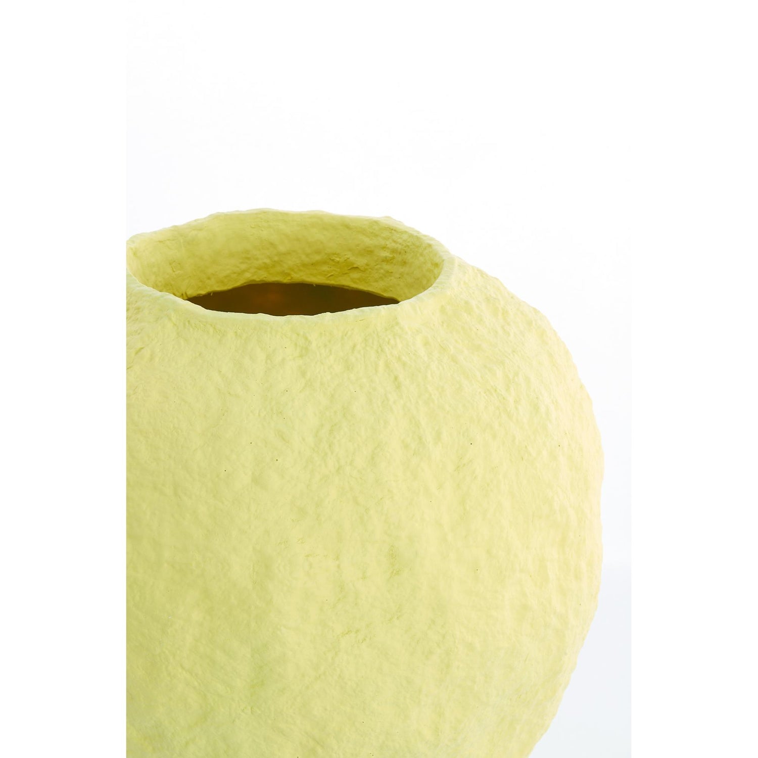 Vaas Pantoja - Mat Geel - Ø45cm
