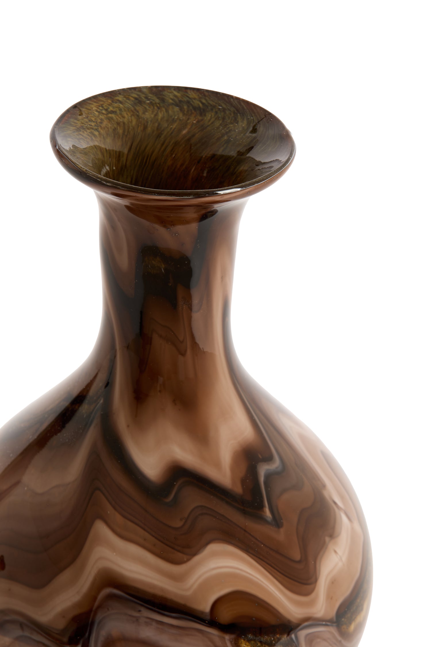 Vaas Jorven – bruin-crème-zwart