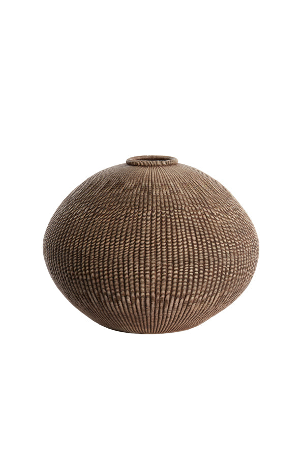 Vaas Vedollo - Bruin - Ø35cm