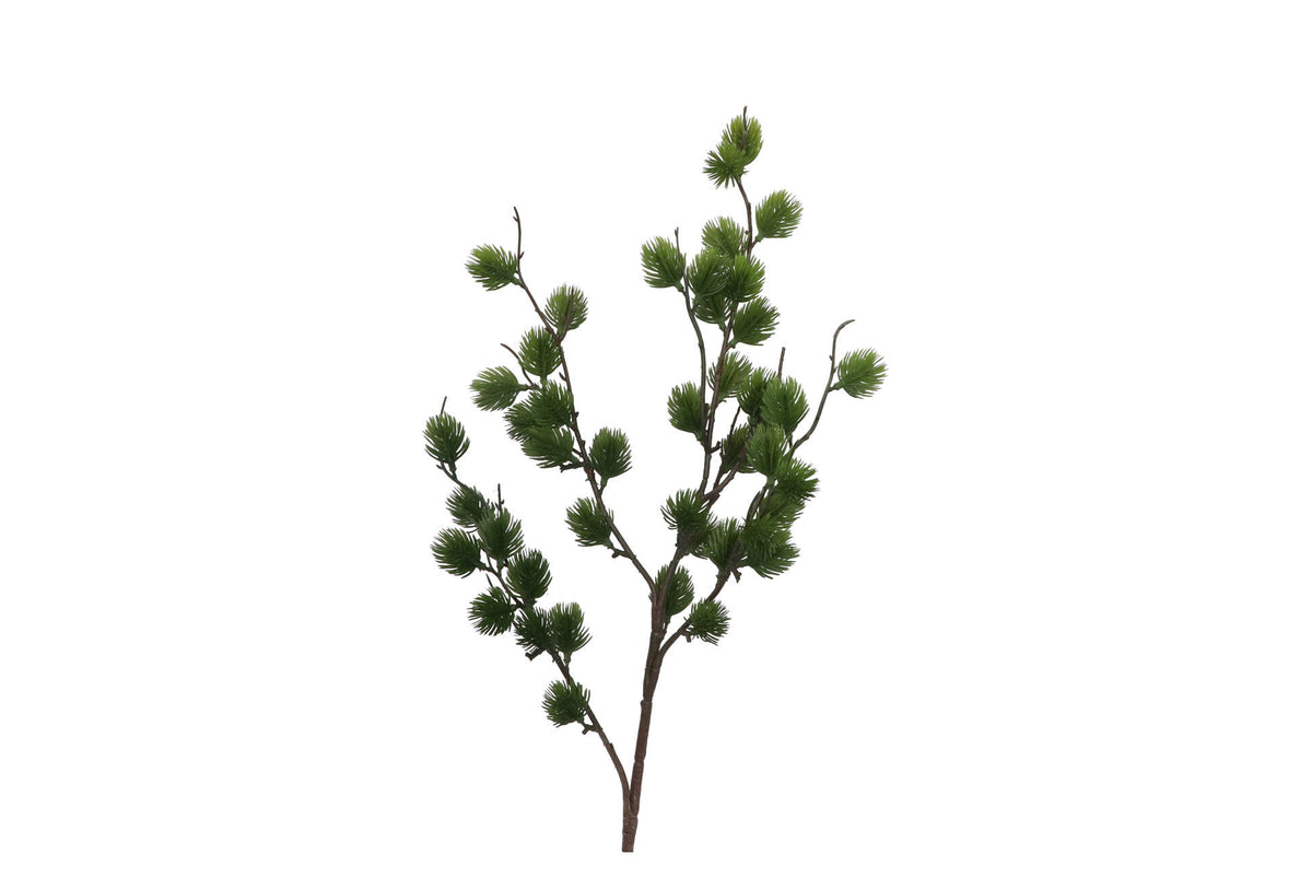 Zijden cedertak groen 69 cm
