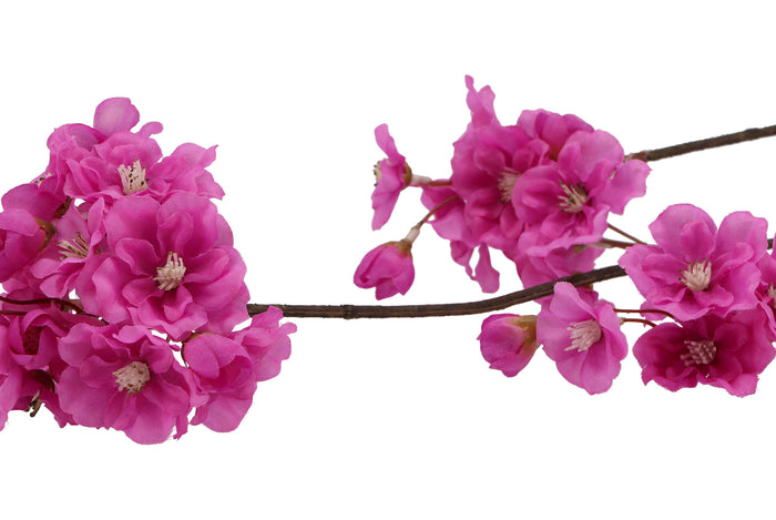 Silk cherry blossom purple 85 cm - Zijden bloem - Kunst bloem -duurzaam