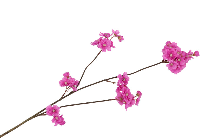 Silk cherry blossom purple 85 cm - Zijden bloem - Kunst bloem -duurzaam