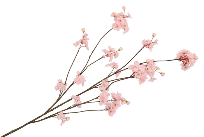 Silk cherry blossom light pink 126 cm - Zijden bloem - Kunst bloem -duurzaam