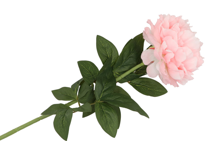 Silk peony tak light pink 71 cm - Zijden bloem - Kunst bloem -duurzaam