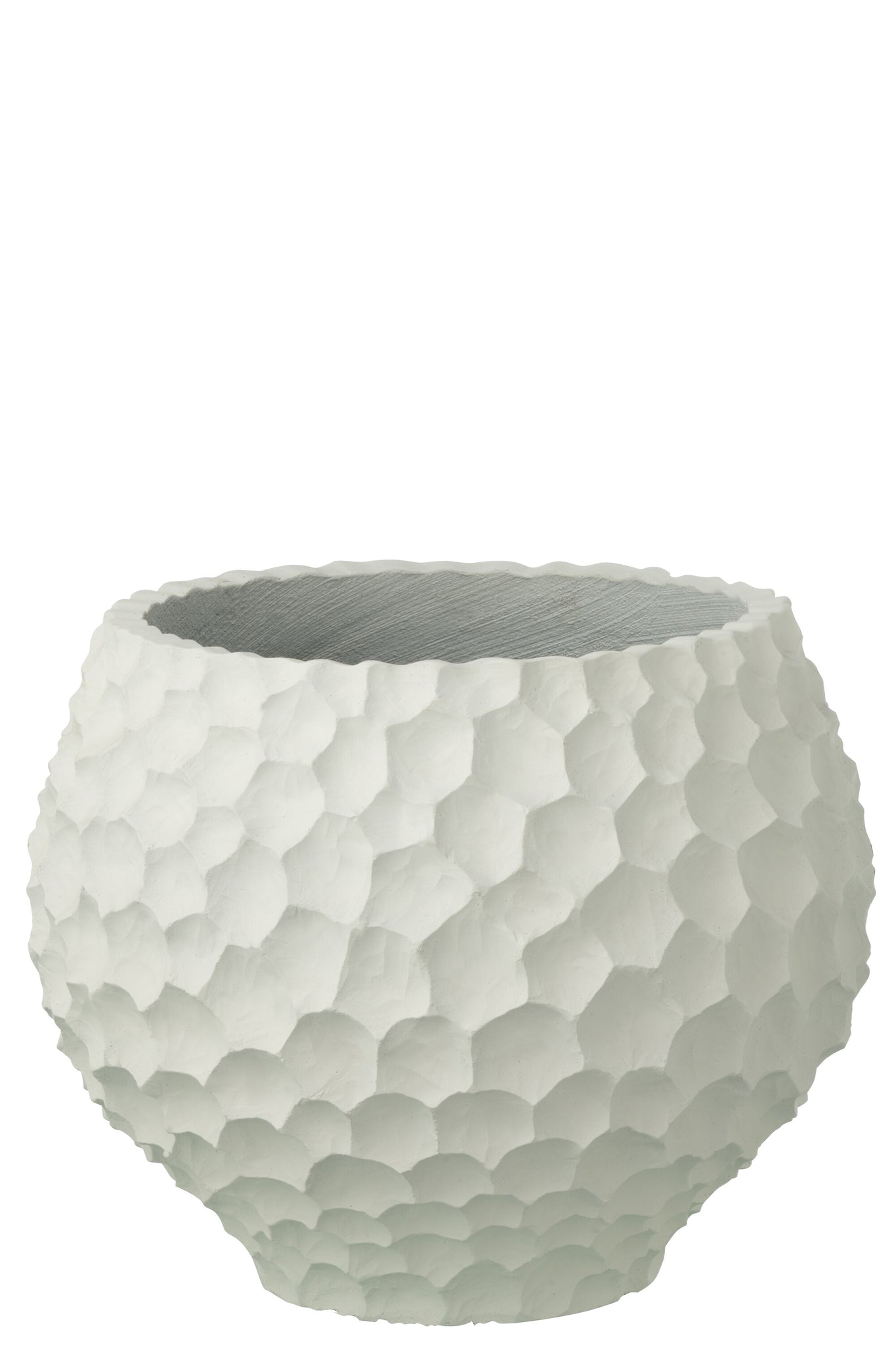 Flowerpot Dents + Outdoor Sand White Medium