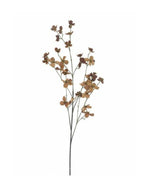 Losse zijden bloem Kornoeljetak bruin 84 cm
