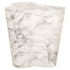 Bijzettafel Rockyard faux wit marmer indoor/outdoor (White)