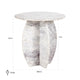 Bijzettafel Holmes 50Ø (White)