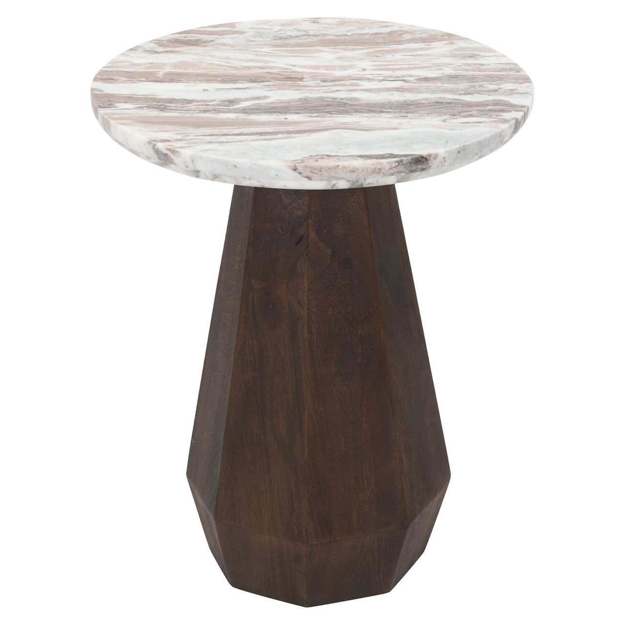 Bijzettafel Oberoy 45Ø (Brown)