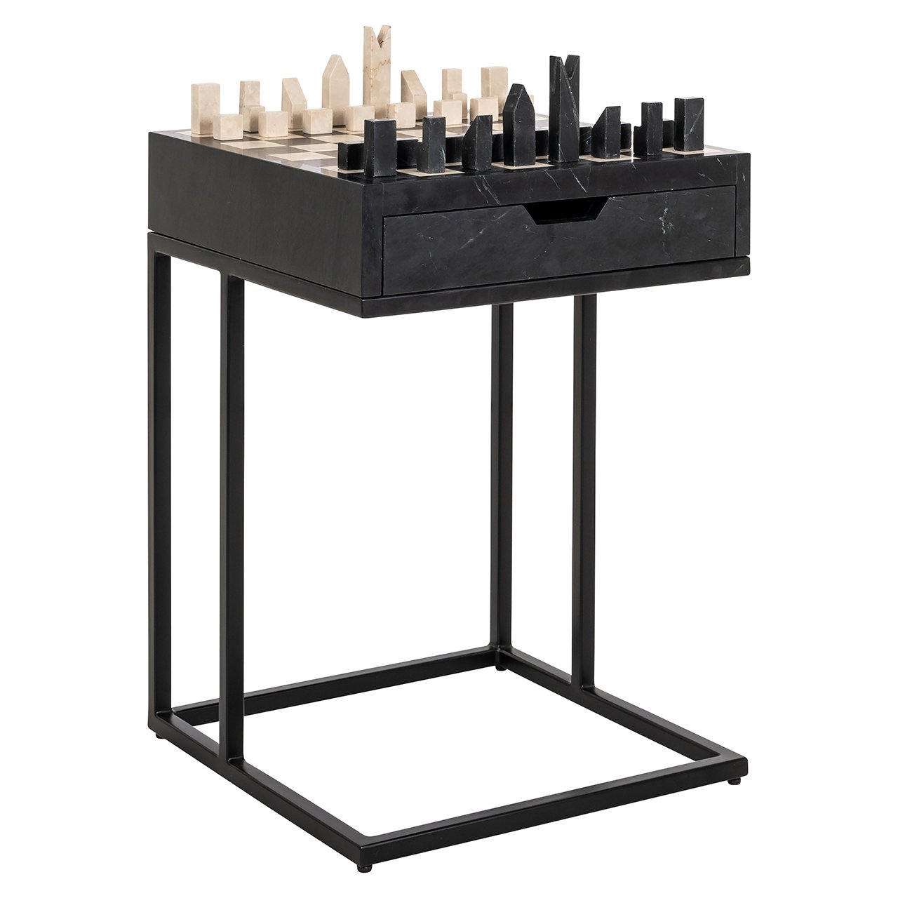 Schaaktafel Davos 1-lade (Black)