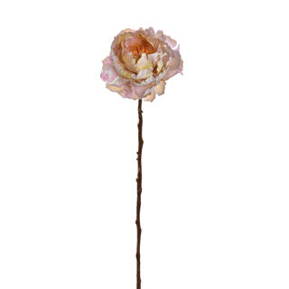 PEONY SHINY 62CM Creme roze - Zijden bloem - Kunst bloem -duurzaam