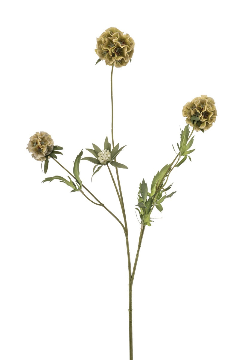 Losse zijden bloem Duifkruid groen 73 cm