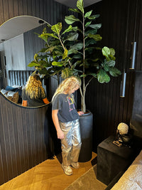 Ficus - Janice blok - Zijden plant - Kunst plant - 180cm