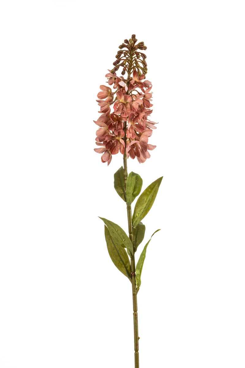 Losse zijden bloem Vlambloem mauve 85 cm