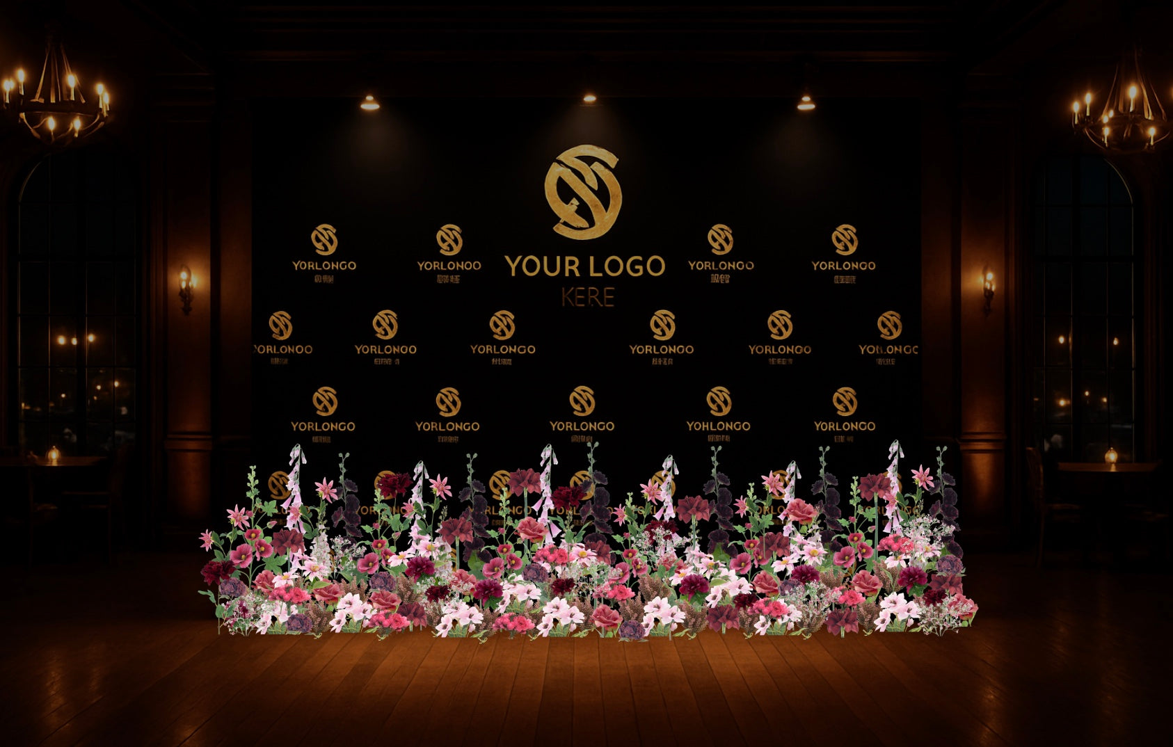 Bruidsboeket van zijden bloemen, handgemaakt en stijlvol