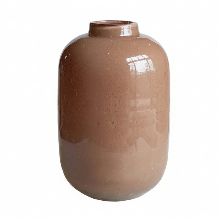 Glazen vaas Artic Elite – bruin