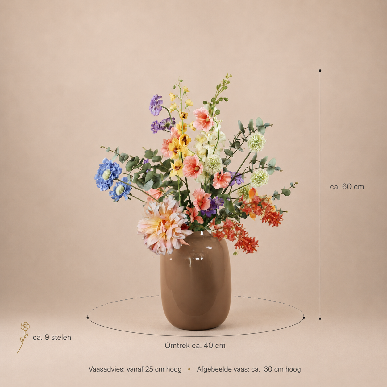 Zijden boeket Pastel – Petit