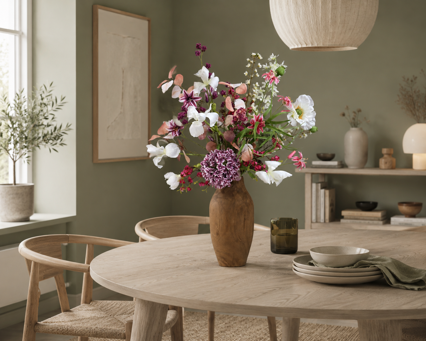 Zijden Boeket Blossom Dream Inclusief Vaas