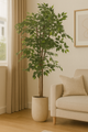 Ficus Tree Pot Artificial Green