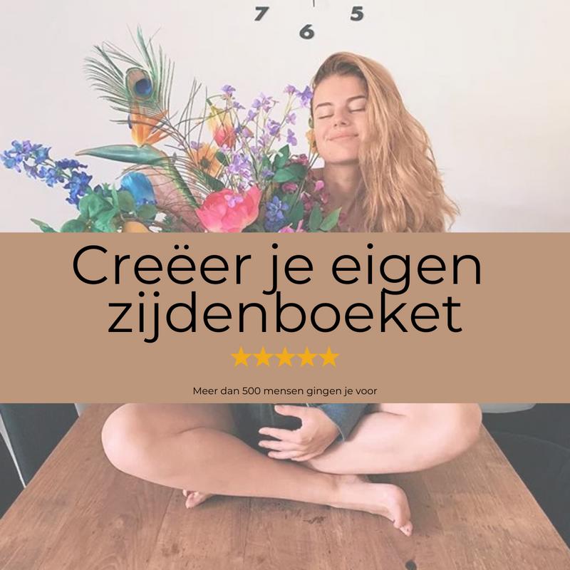 Make your own - Creëer je eigen zijden boeket