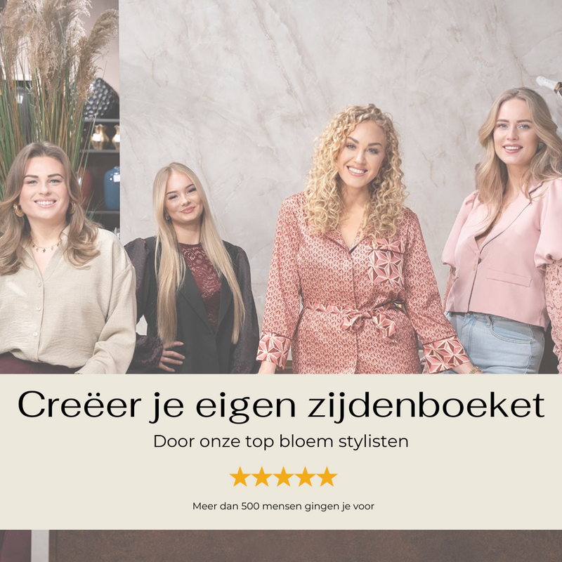 Make your own - Creëer je eigen zijden boeket