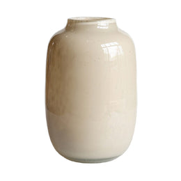 Glazen vaas Artic Elite – beige