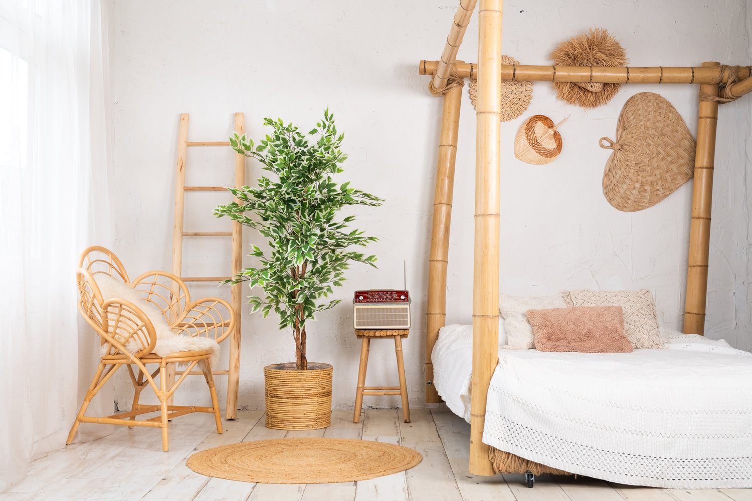 Kunstplant Ficus groen 140cm