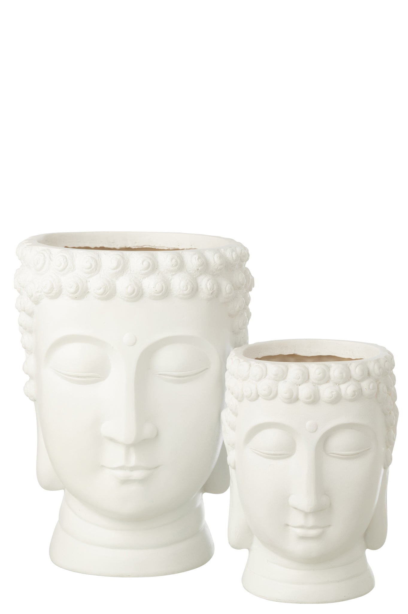 Flowerpot-Buddha-Polyresin-White-Large2