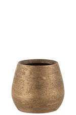 Flowerpot-Irregular-Rough-Ceramic-Gold1