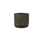Flowerpot-Line-Ceramic-Black/Brown2