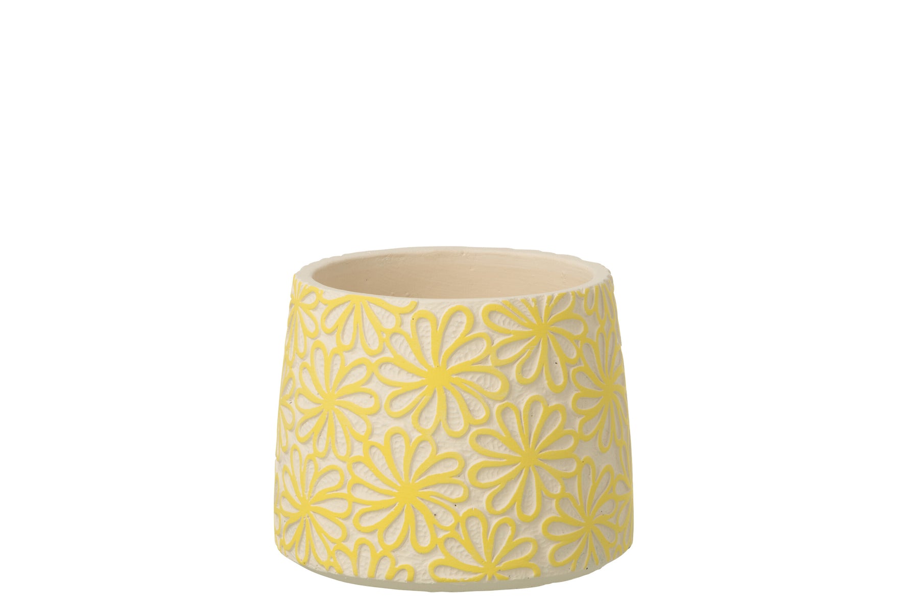 Flowerpot-Round-Flowers-Cement-Yellow1