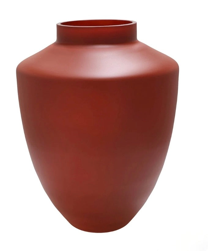 Tugela Matt Rusty vase