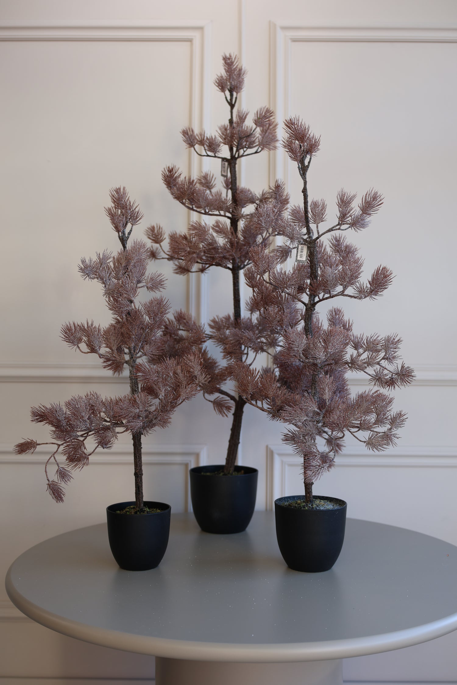 Kerstboom ijzig bruin - 3 maten