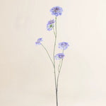 Losse zijden bloem Zinnia lavendel 88 cm