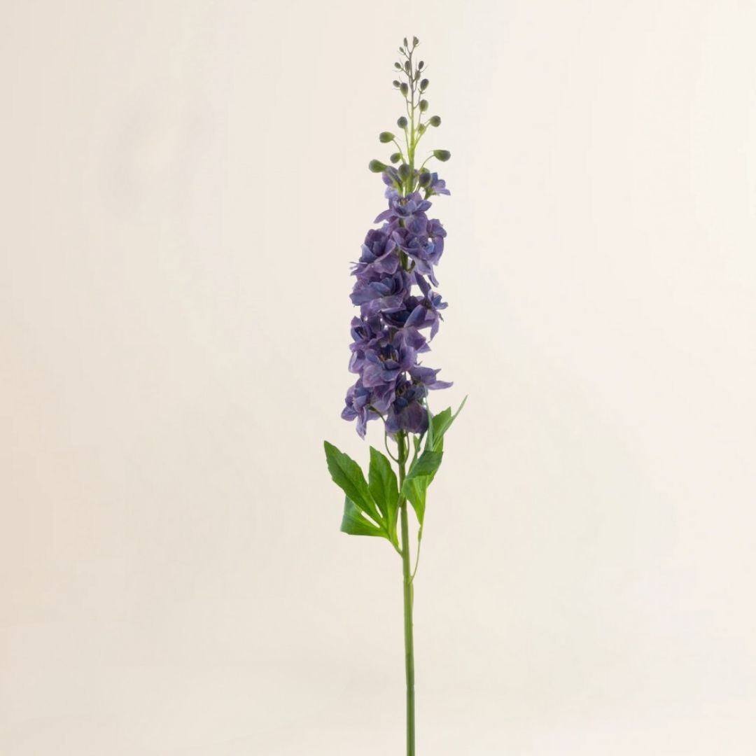 Losse zijden bloem Ridderspoor Roland paars 87 cm