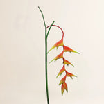 Losse zijden bloem Heliconia Caribea small oranje 96 cm
