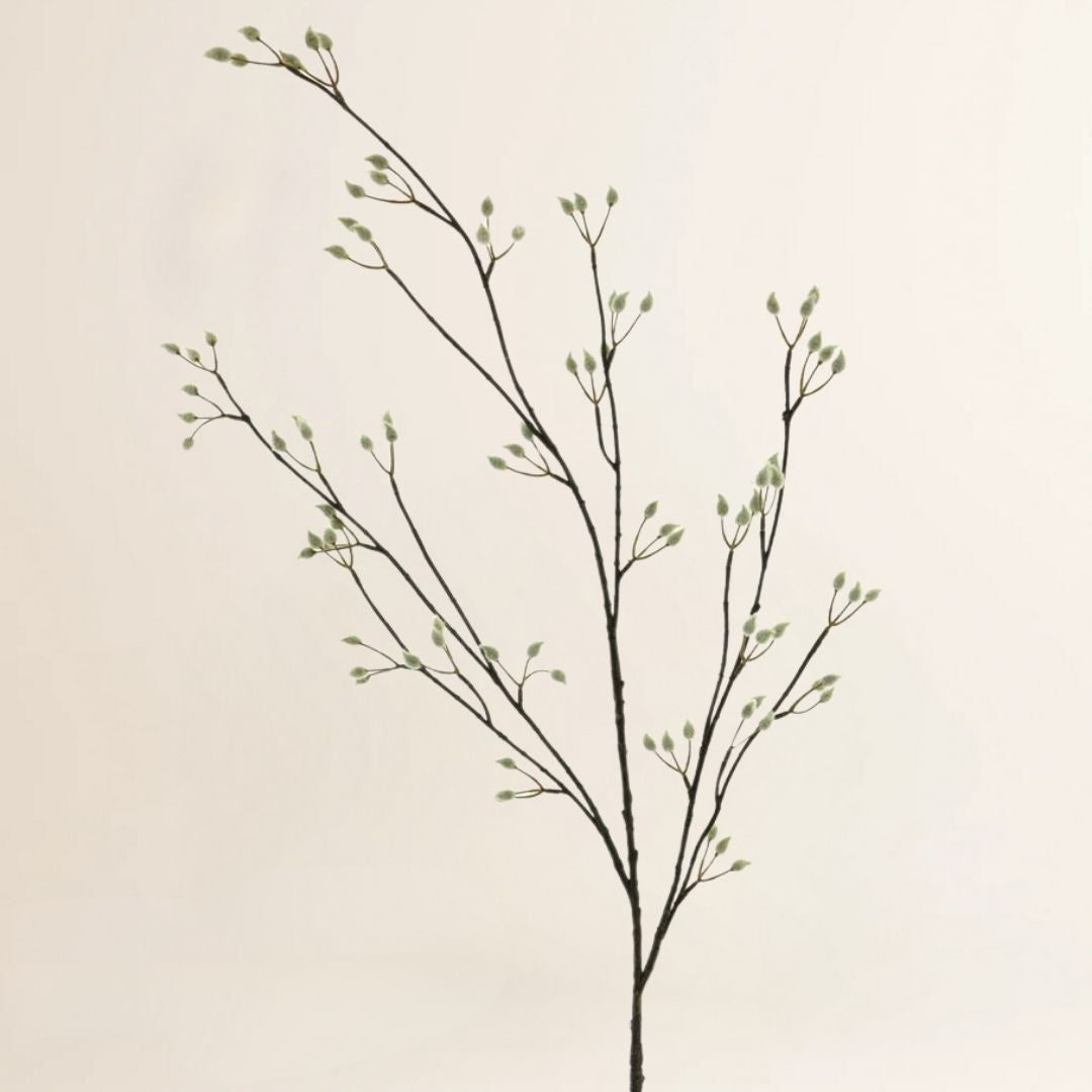 Losse zijden bloem Katwilg crème 120 cm