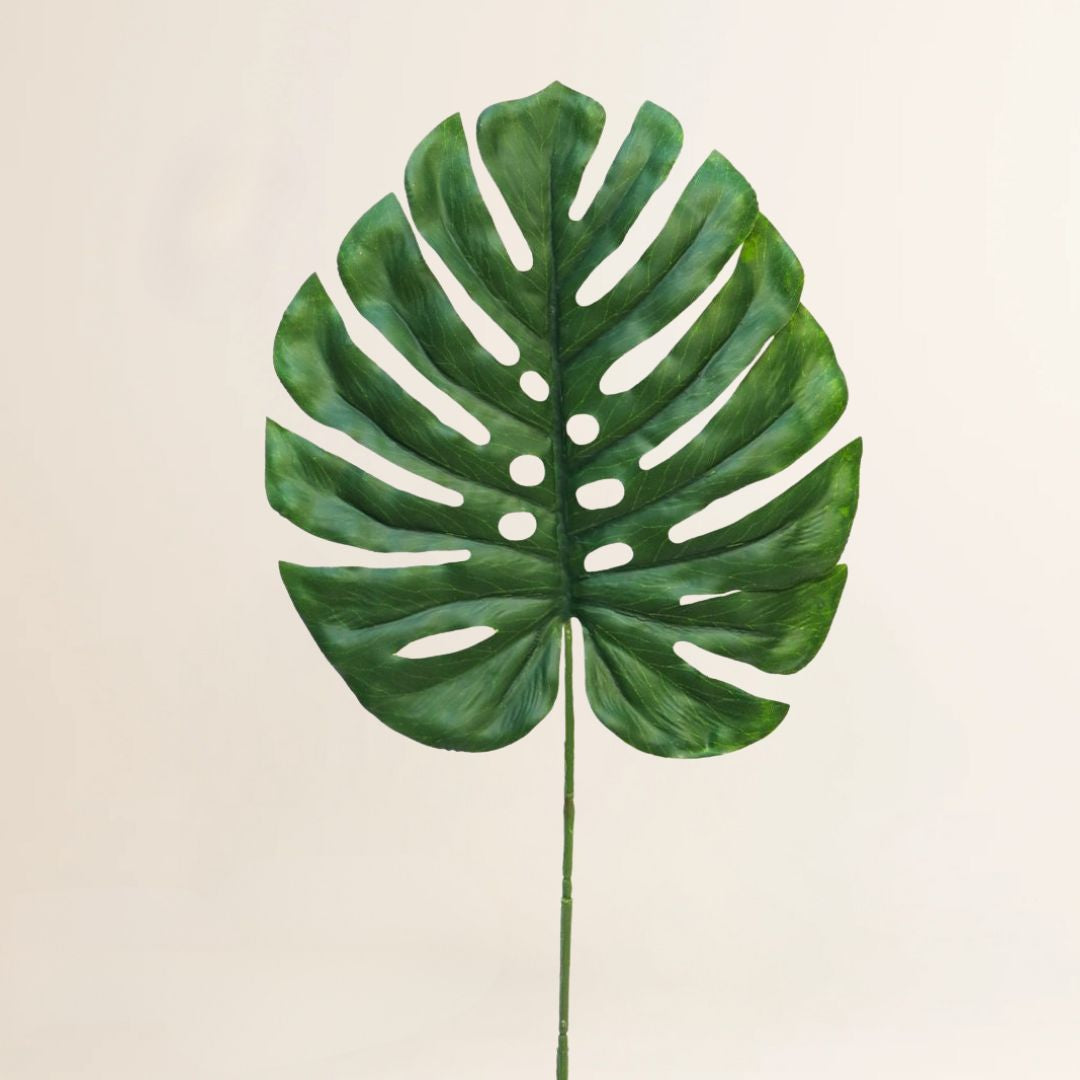 Losse zijden bloem Monstera leaf 46 cm