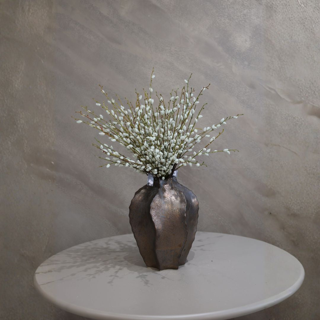 Losse zijden bloemen Katwilg bundel Spring crème