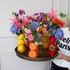 Milou zijdenboeket Fruitmix - inclusief vaas