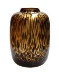 Vaas - Cheetah goud - glas