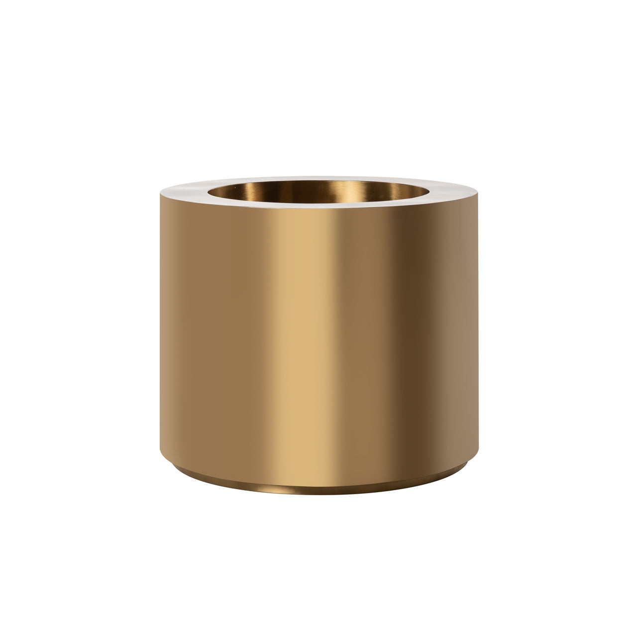 Plantenbak-Donna-brushed-gold-60Ø1
