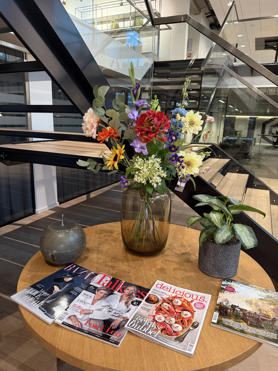 Classic zakelijk zijden bloemen abonnement