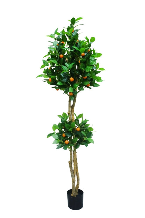 Sinaasappel kunstboom 130 cm - Mediterrane uitstraling