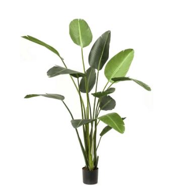 Strelitzia 230cm/13lvs  - Zijden plant- Kunst plant -duurzaam