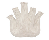 AGLIO WHITE VASE OVAL 25X11X24CM