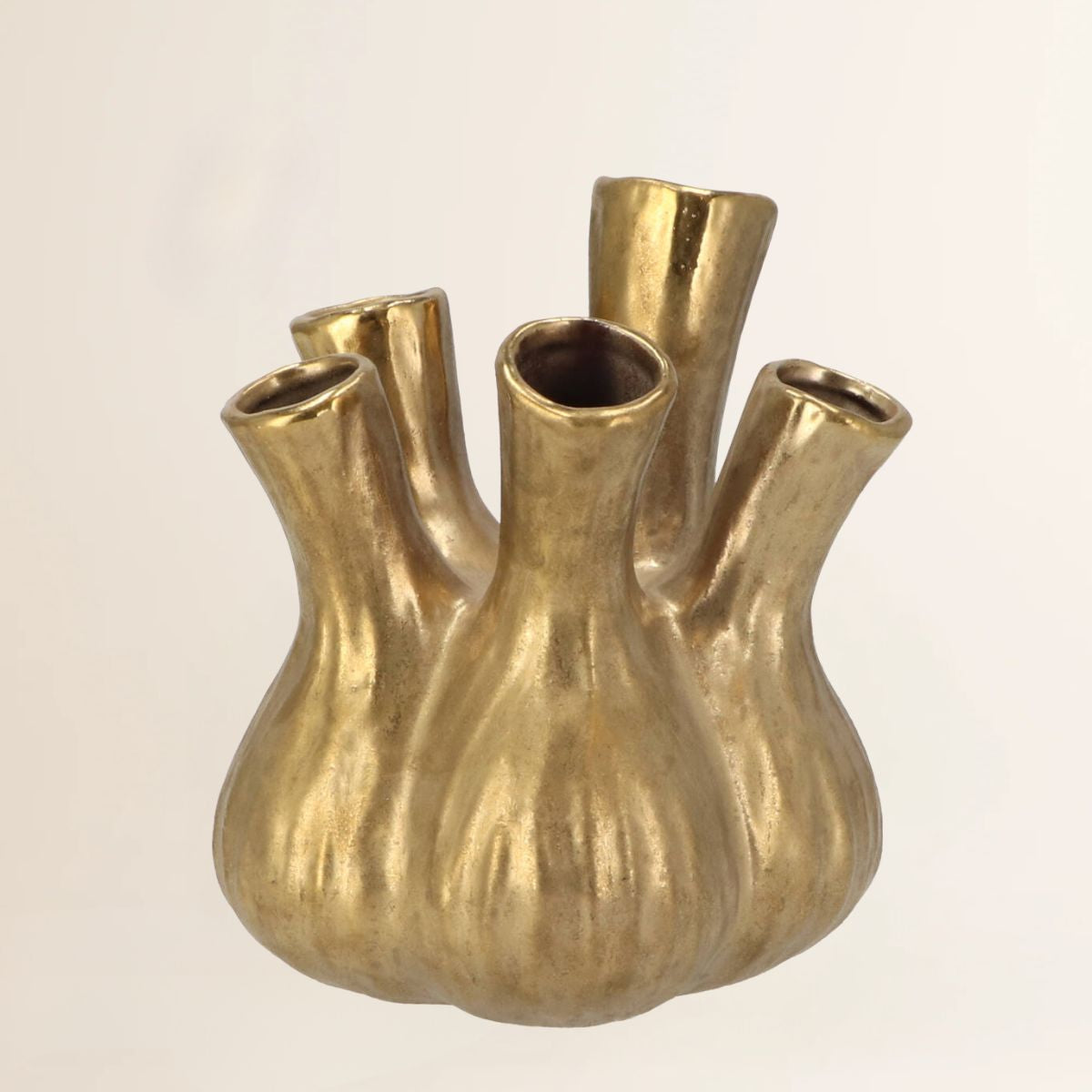 Toetervaas goud 17x20 cm